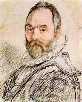 亨德裡尅 格玆烏斯 Portrait of Sculptor Giambologna 亨德裡尅 格玆烏斯 Portrait of Sculptor Giambologna